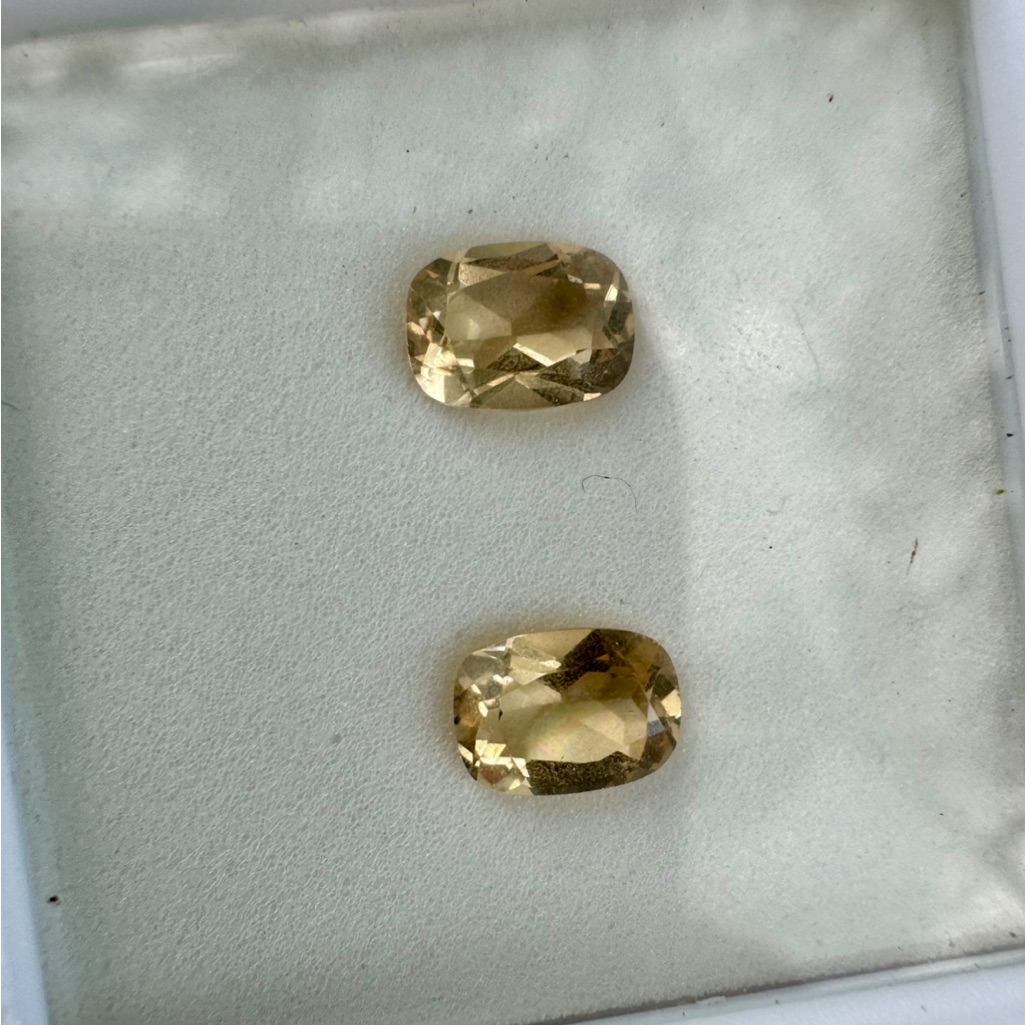 Custom Cut 1.60ctw Genuine Mandiore Dorado Quartz Set In Gem Jar!!!